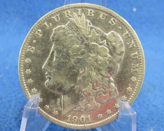Lot 243. 1901 O Morgan silver dollar