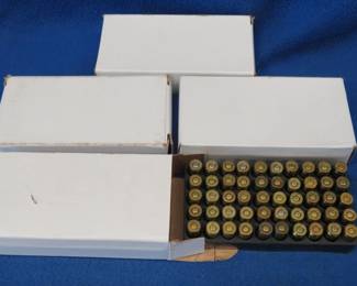 Lot 59. Four boxes of 50 each (200 total) 9mm rounds