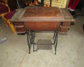 Lot 323. Wheeler & Wilson treadle sewing machine