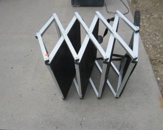 Lot 221. Folding doggie stairs
