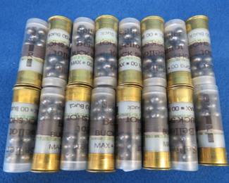 Lot 55. 45 Sellier & Bellot 12-gauge buckshot rounds