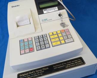 Lot 150. SAM4S ER-380M electronic cash register. Untested