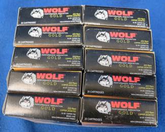 Lot 66. Ten boxes of 20 each (200 total) PMC .223 Remington rounds