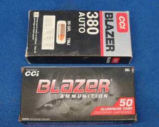 Lot 292. 100 Blazer .380 Auto rounds