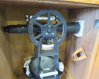 Lot 21. Vintage Lietz No. 625 transit level in a wooden storage box