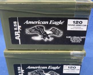 Lot 63. 240 American Eagle 5.56 rounds