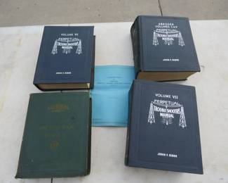 Lot 199. Three old Trouble Shooters books, Volume I-V, VI, VII and more