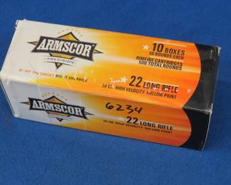 Lot 291. 500 Armscor 22LR rounds