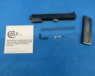 Lot 12. Colt 1911 22LR conversion kit. Includes one magazine. Originally was on the gun in lot 11.