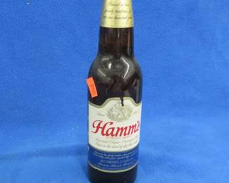 Lot 49. Unopened Hamm's Beer bottle