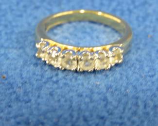 Lot 237. Ladies CZ size 6 3/4 ring