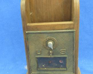 Lot 45. Repurposed old post office box into a cubby