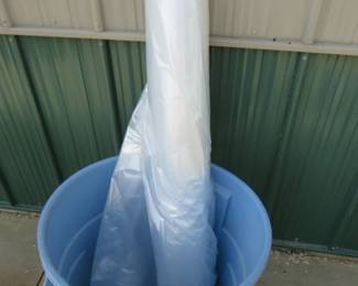Lot 275. Roll of 4-inch poly