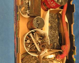 Lot 224. Printer's type, cistern pump handle, and more