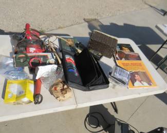 Lot 280. Box lot including many CDs a Dirt Devil and more