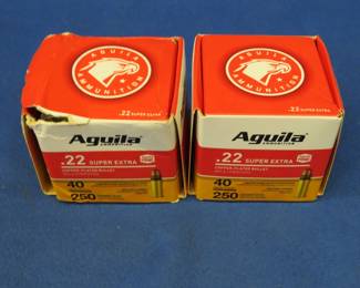 Lot 297. 500 Aguila 22LR rounds