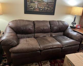 Leather sofa