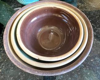 Set of Pottery Bowls 