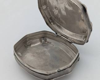 Sterling silver snuff boxes