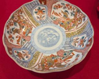 Set of 7 Japanese porcelain imari syle bowls 6"