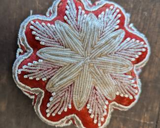 Native American beaded pincushions
