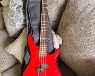 Ibanez GSR200 Electric Bass Guitar • Red Finish • Gig Bag Included
