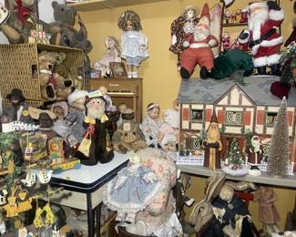 Shirley Temple and other antique dolls