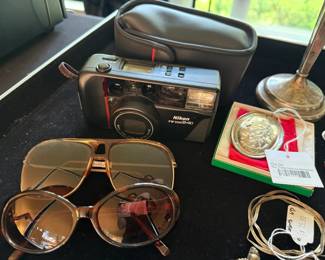 Sunglasses, Nikon Camera