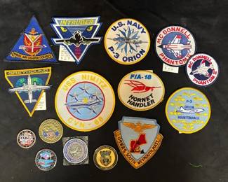 Military Patches And Boeing Medallions