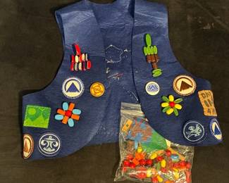 Campfire Girls Vest And Patches