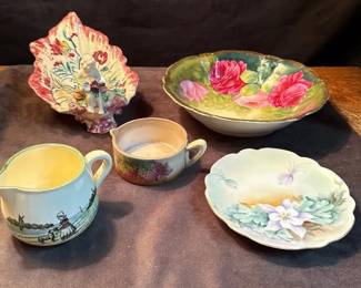 CapodimonteStyle Figural Dish And More