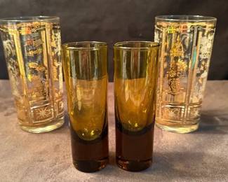 Culver 22k Glasses  Shot Glasses