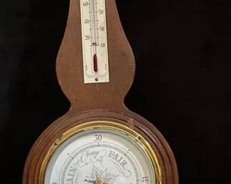 Vintage Airguide Banjo Thermometer