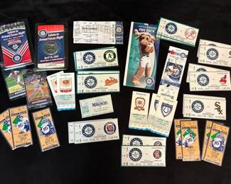 Mariners At Safeco Field And Kingdome Tickets And Other Ephemera