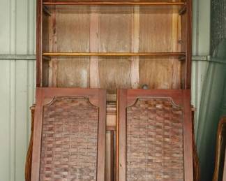 Bookshelf, plant stand, rock collection, or coffee bar? Measures 21 3/4" x 43 5/8" x  86 1/4"