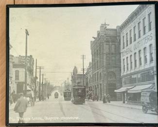 205 No6StreetSceneOlympiaWashingtonFramedPhotograph