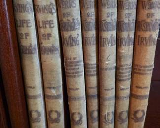 70 7AntiqueSetIncompleteOfTheWorksOfWashingtonIrving