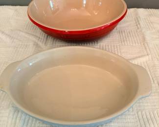 104 LeCreusetServingBowlTyphoonVintageKitchenBaker