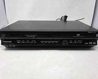 123 PanasonicOmnivisionDVDVCRComboPlayerDoubleFeatureModel