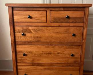 170 ShakerStyleWoodChestofDrawers