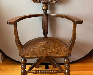 7 AntiqueVictorianNorthWindArmchair