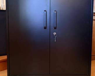 128 TwoDoorLockingMetalCabinet