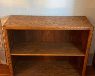 199 LowProfileVintageOakBookcase