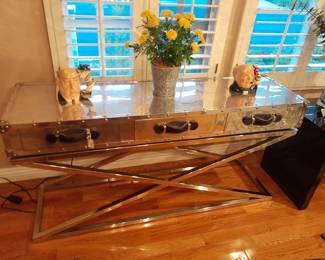 Restoration Hardware X console $595