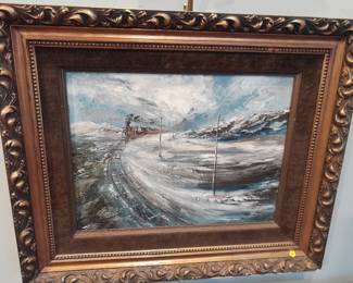 Original Stanley oil painting $185