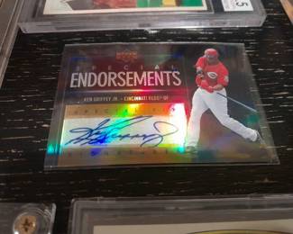 Ken Griffey Jr. Autographed card
