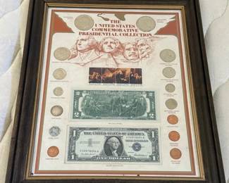 BKB148 - Framed U.S. Commemorative Presidential Collection