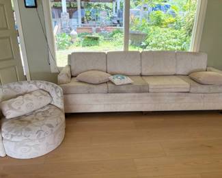 BKB176 - Sofa & Swivel Chair