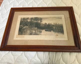 BKB221 - Large Framed Realistic Sketch Print