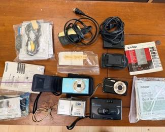 BKB128 - Bundle of Digital & Analog Cameras w/ Batteries